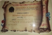 Primo riconoscimento accademico - Paestum - 1976